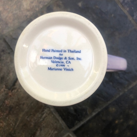 1999 Hand-Painted Herman Dodge & Son Floral Mug- - Picture 8 of 8